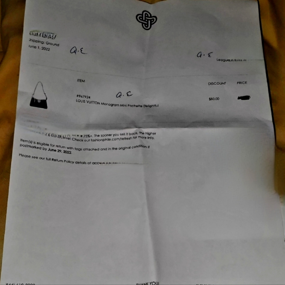 ❗️SOLD❗️🎉HP🎉Louis Vuitton Monogram Delightful Mini Pochette - Picture 16 of 16